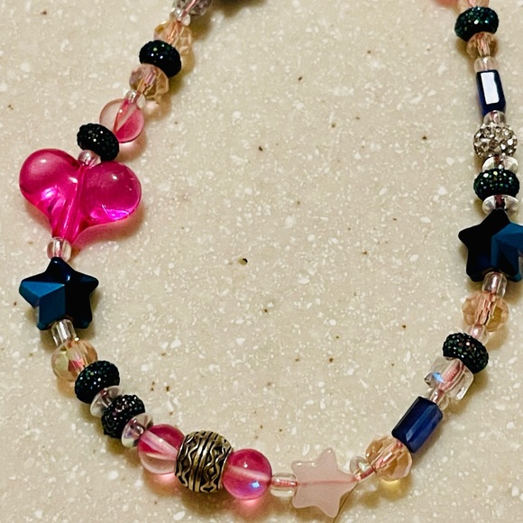 Phone String! Pink and blue hearts 💕 and stars ⭐️! - Picture 7 of 9